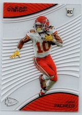 2022 Panini Chronicles #CVR-26 Isiah Pacheco Clear Vision Rookies