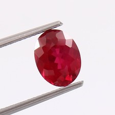 AAA Grade Natural Mozambique Red Ruby Loose Gemstone Oval Excellent Cut 9x7 MM