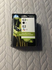 HP 63XL/63 2 Pack Black & Tri-Color Ink EXP 02/2027