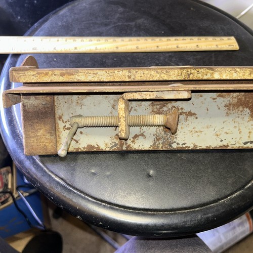 Vintage Dunlap SAW SHARPENING VISE CLAMP PORTABLE Woodworking Tool - Picture 13 of 15