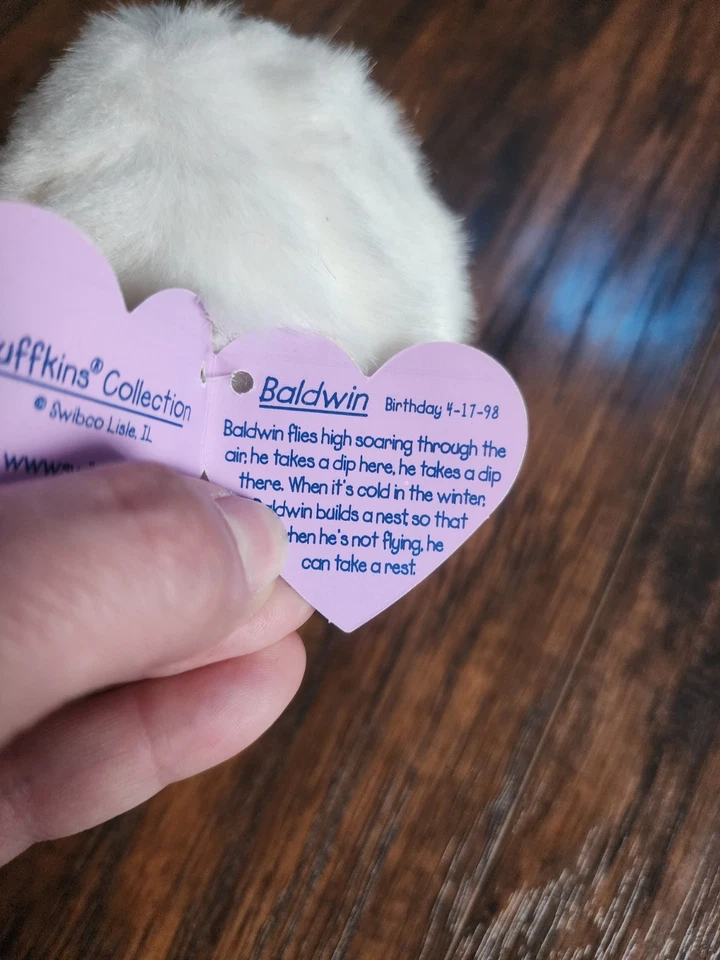 PUFFKINS by Swibco Bird Lot Set, 1997 1998, Baldwin Tux Casey, Plush Toys - Image 3 of 4