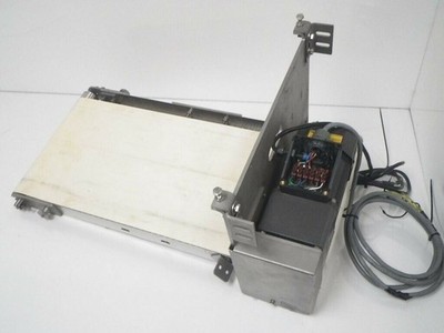 Flat Belt Conveyor 24'' x 10'' with Panasonic motor M9MZ90SKU (Used and Tested)