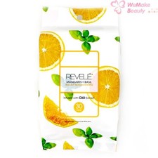 Revele Mandarin  Basil Makeup Remover Wipes 30 Sheets New In Box