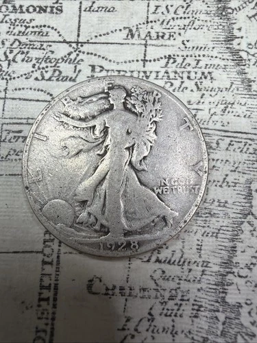1928S Walking Liberty Half Dollar - Good - WH24