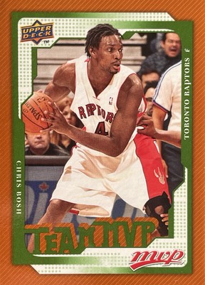 2008-09 Upper Deck MVP Team MVP CHRIS BOSH Toronto Raptors 