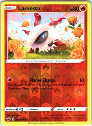 Larvesta 023/198 Chilling Reign Reverse Holo Common