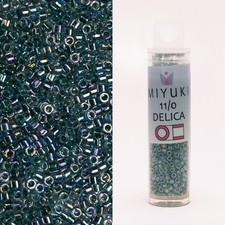 Miyuki Delica 11/0 Lined LT Seafoam AB DB084 7.2g Tube