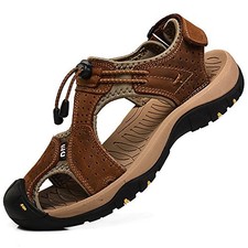 Rismart Men's US 11 Brown Sports Sandals Unused, Imported, Size 11