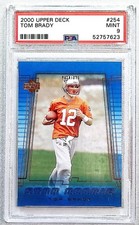 2000 Upper Deck Tom Brady Star Rookie #254 PSA 9 Mint RC Rookie