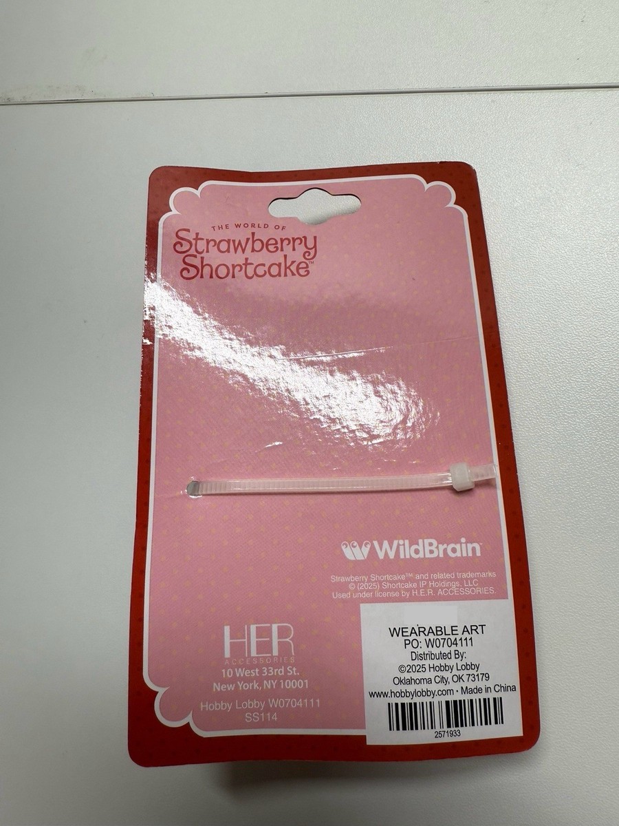 Strawberry Shortcake Claw Clip Hair Red Pink | eBay