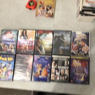 Lot of Ten (10) DVD's  MIX OF MOVIES  PHANTOM OF THE OPERA   KING KONG AND KIDS