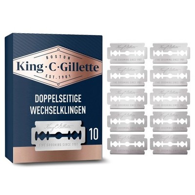 King C. Gillette Rasierklingen - 10St.