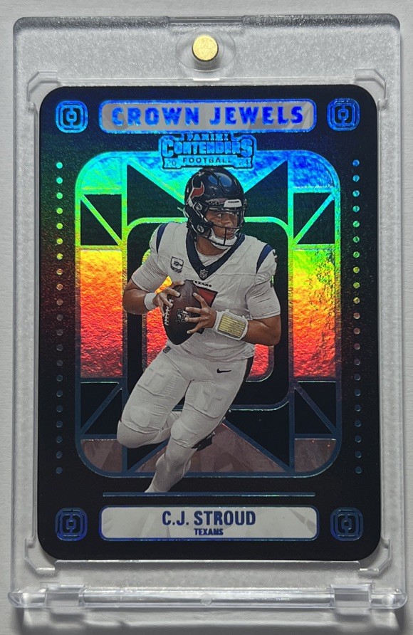 2024 Panini Contenders Crown Jewels #12 CJ Stroud Case Hit SSP Card