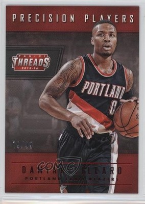 2015-16 Threads Precision Players Century Proof Red 79/99 Damian Lillard #3 02v3