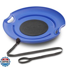 GoSports 29 Inch Heavy-Duty Winter Snow Saucer with Padded Seat a