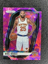 2024-25 Panini Prizm Mikal Bridges #15 Pink Ice Prizm
