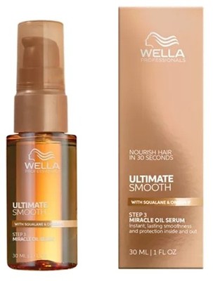 Wella Ultimate Smooth Miracle Oil Serum, 1 oz Boxed / New 2025