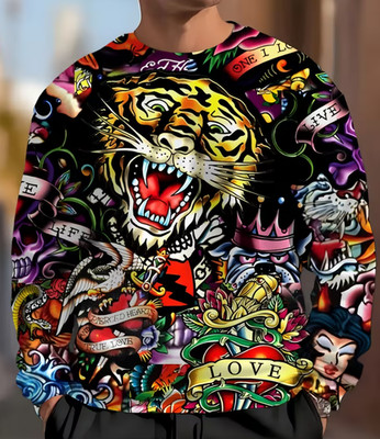 To The One I Love Tiger Roaring 3D Print Sweatshirt Unisex S-5XL