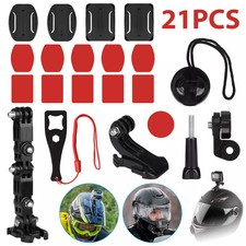 Motorcycle Helmet Chin Mount Kit for GoPro Hero 10/9/8/7/6/5 Sport Camera Holder