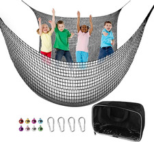 Climbing Cargo Net 6.5' X 9.8' for Outdoor Treehouse