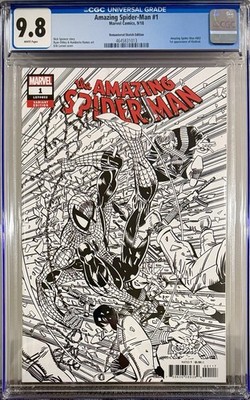 Amazing Spider-Man #1 - CGC 9.8 - Erik Larsen Remastered Sketch Variant 1:2000
