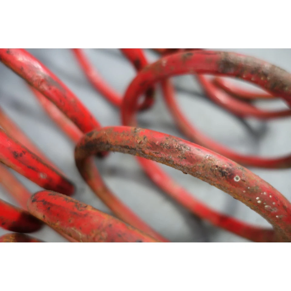 Muelles helicoidales delanteros rojos BMW E30 325iX 1987-1990 de repuesto Foto 4 de 4