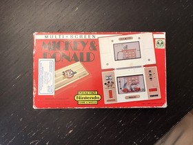 Nintendo Game And Watch Pocketsize Mickey & Donald Rare Box Variant Collector