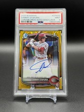 #CPA-SS Sammy Stafura Gold Lava Prospect Auto /50 PSA 9 - 2025 Bowman