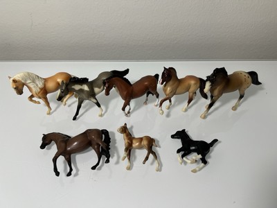 Vintage Mini Horses BREYER, Empire, Marchon 70s-90s - Lot of 8