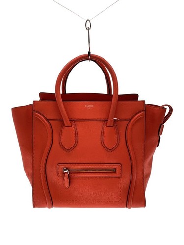 CELINE Tote Bag Luggage Mini Shopper Leather ORN Used