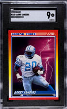 1990 Score #325 Barry Sanders Ground Force SGC 9
