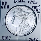 1886 BU GEM MORGAN SILVER DOLLAR UNC MS+++ U.S. MINT RARE COIN 9680