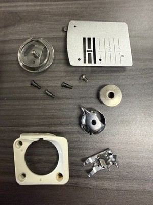 Viking Husqvarna 6440 6460 6570  bobbin case, shuttle, needle plate & more (10)