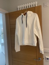 Moncler Hoodie. Women’s Size M. Light cream Colour. With Logo. Worn Once