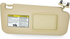 Driver Left Side Sun Visor Replacement Compatible with Gray Left Driver side