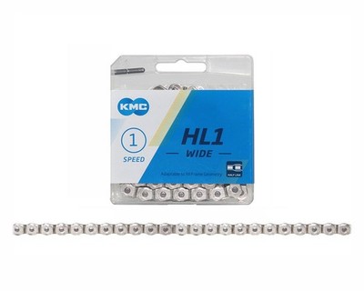 KMC Bicycle Chain 1/2 x 1/8 102L Wide Half Link Single Speed Freestyle BMX Fixie