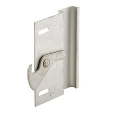 Left Hand Aluminum Latch  Inside Pull for Sliding Screen Door 3-5/8"H Anodized