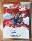 Topps Chrome Sky-Write Signatures Red Auto Tidjane Salaün Hornets 5/5 SWS-TS