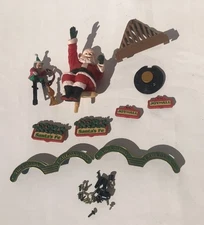 New Bright Holiday Express Santa-Fe Animated Train Santa Elf Replacement Parts