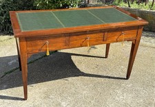 🥇Grande Diplomatica Scrivania Centro Antica Noce Luigi XVI Primi ‘800 Cm. 145🥇