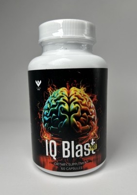 IQ Blast Pro Brain Supplement for Cognitive Function and Clarity (60 Capsules)
