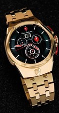 TONINO LAMBORGHINI Business luxury fine steel 18K gold plated Smart Watch