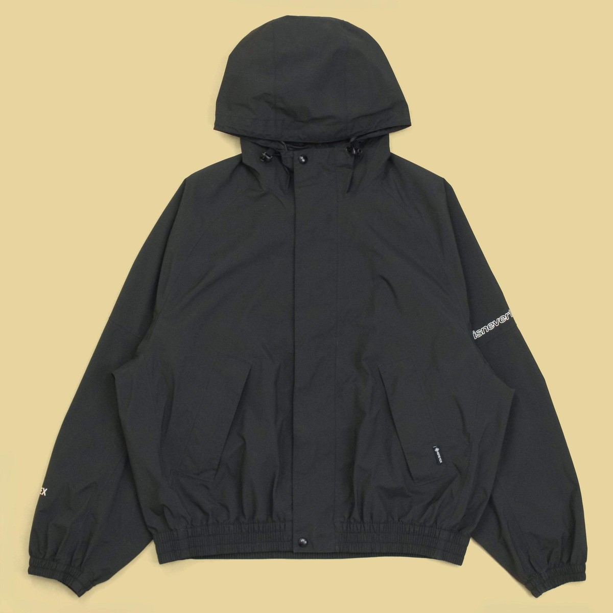 thisisneverthat Dark Green Gore-Tex Paclite Hooded Rain Jacket