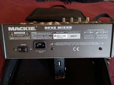 Mackie DFX-6 Compact Mixer With EFX 6x2 Compact Mixer With Carry