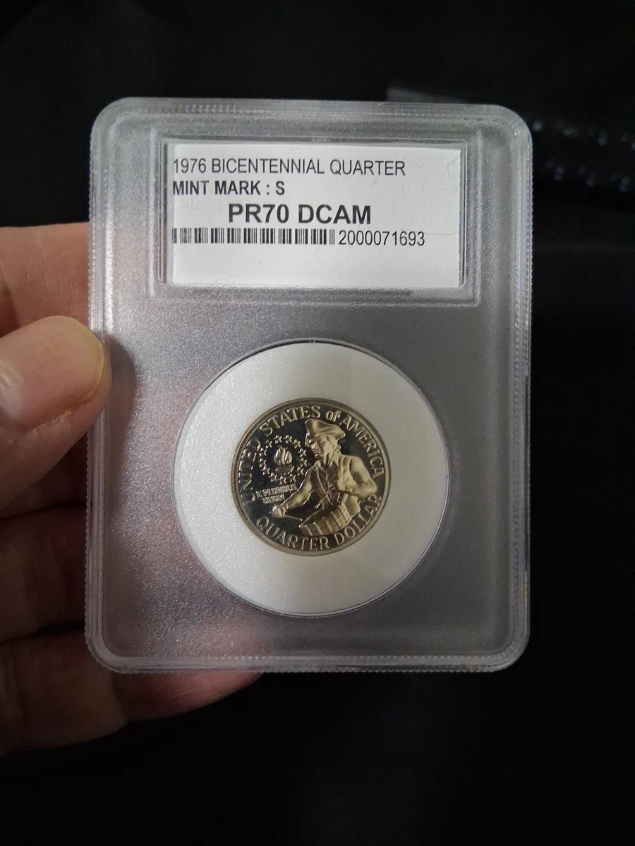PCGS Certified PR 70 Graded 1976 Washington Quarters (1932-1998
