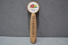 Rekorderlig Strawberry & Lime Cider Beer Pump Wooden Large Tap Handle 25cm USED