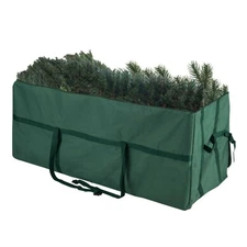 Christmas Tree Storage Bag Fits 7.5-Foot Artificial Tree Canvas Tote, Green