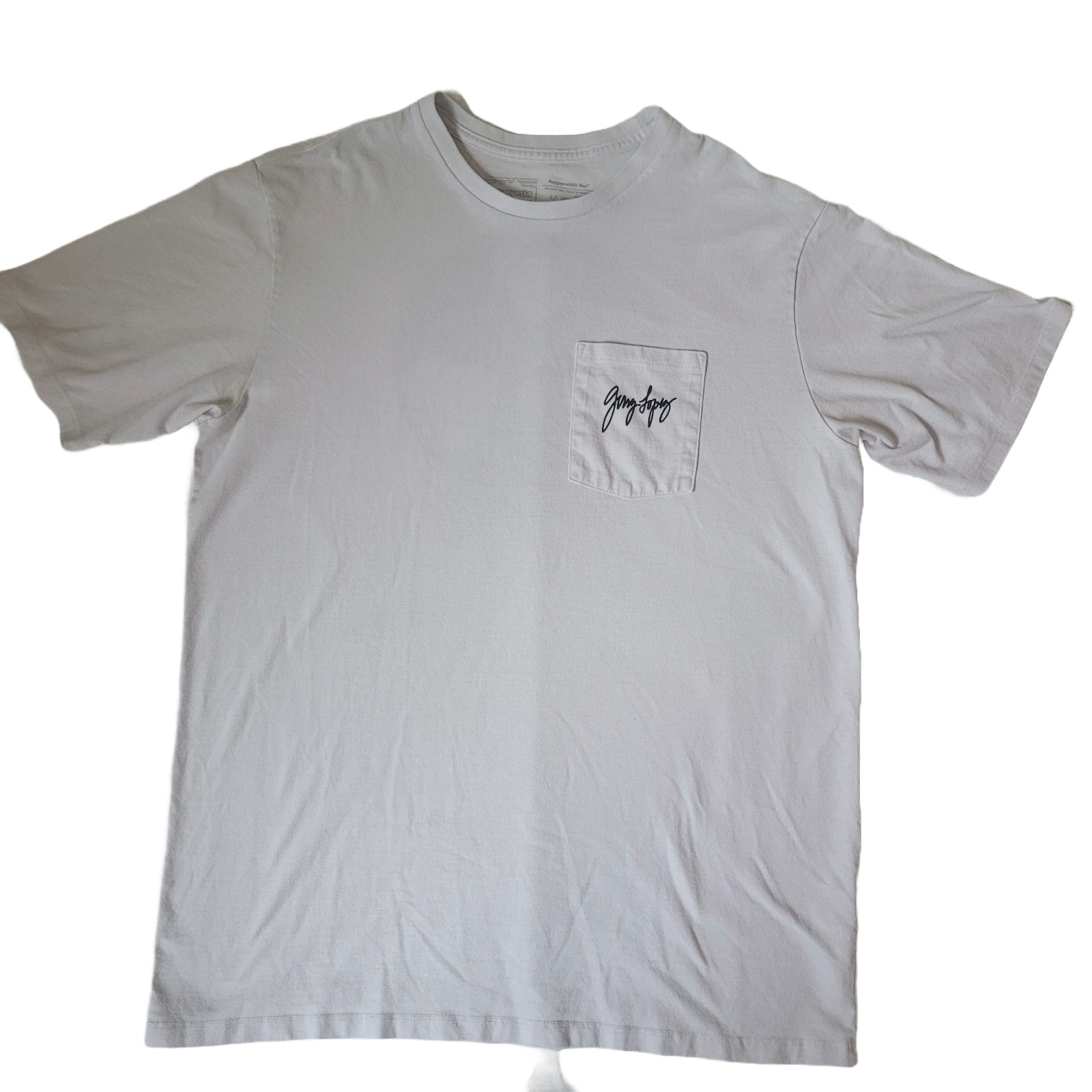 Patagonia Men’s Small White Gerry Lopez Responsibili-Tee Surf Graphic T-Shirt