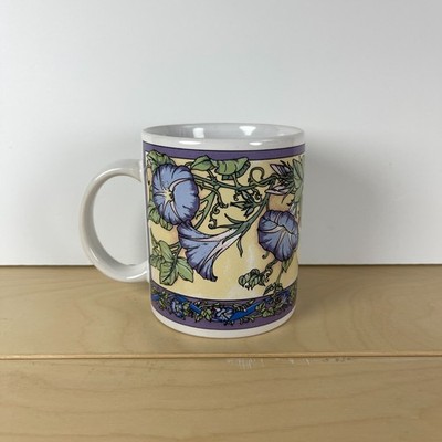 Morning Glory Coffee Mug Vintage - Santa Barbara Ceramic Design