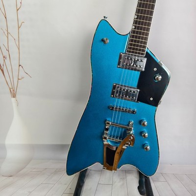 U.S. spot  Billy-Bo Jupiter Thunderbird Electric Guitar Metallic Blue Finish